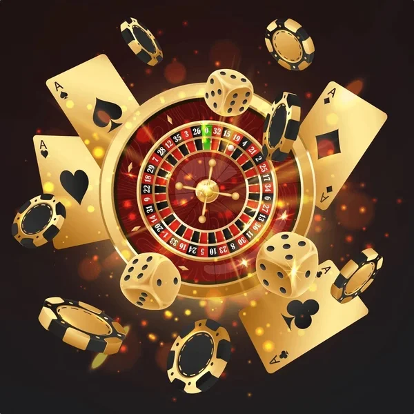 Bright display with spinning bonus icons in a warm casino light — showing the draw of Hi77 titles in BD.